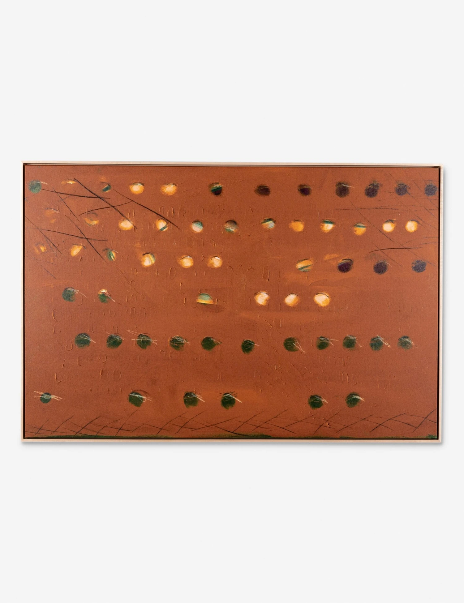 X Spot Rust Wall Art By Jamie Beckwith