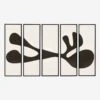 Organic Shape I Wall Art (Set Of 5) By FHAS Inhouse