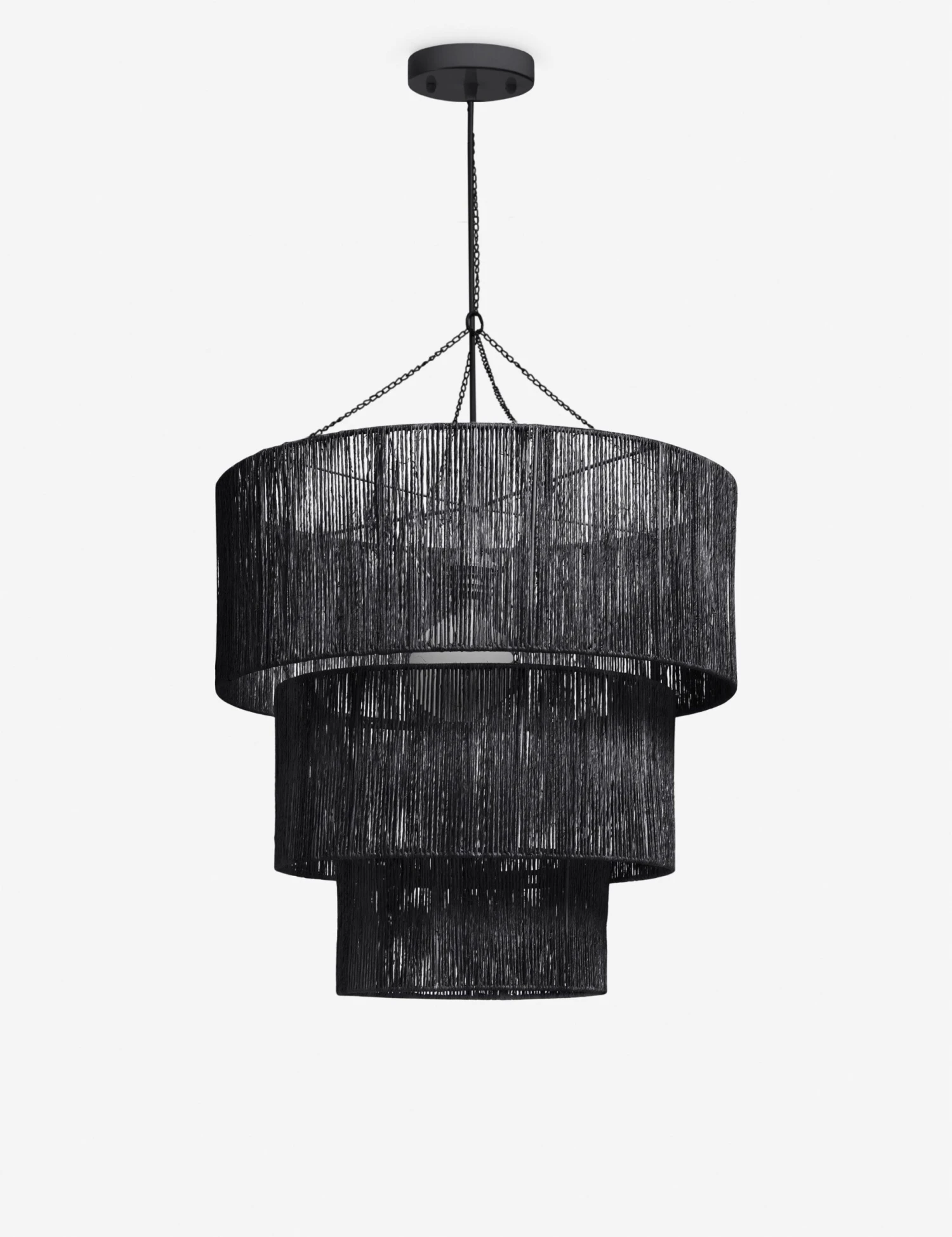 Chavette Chandelier, Black - Image 3