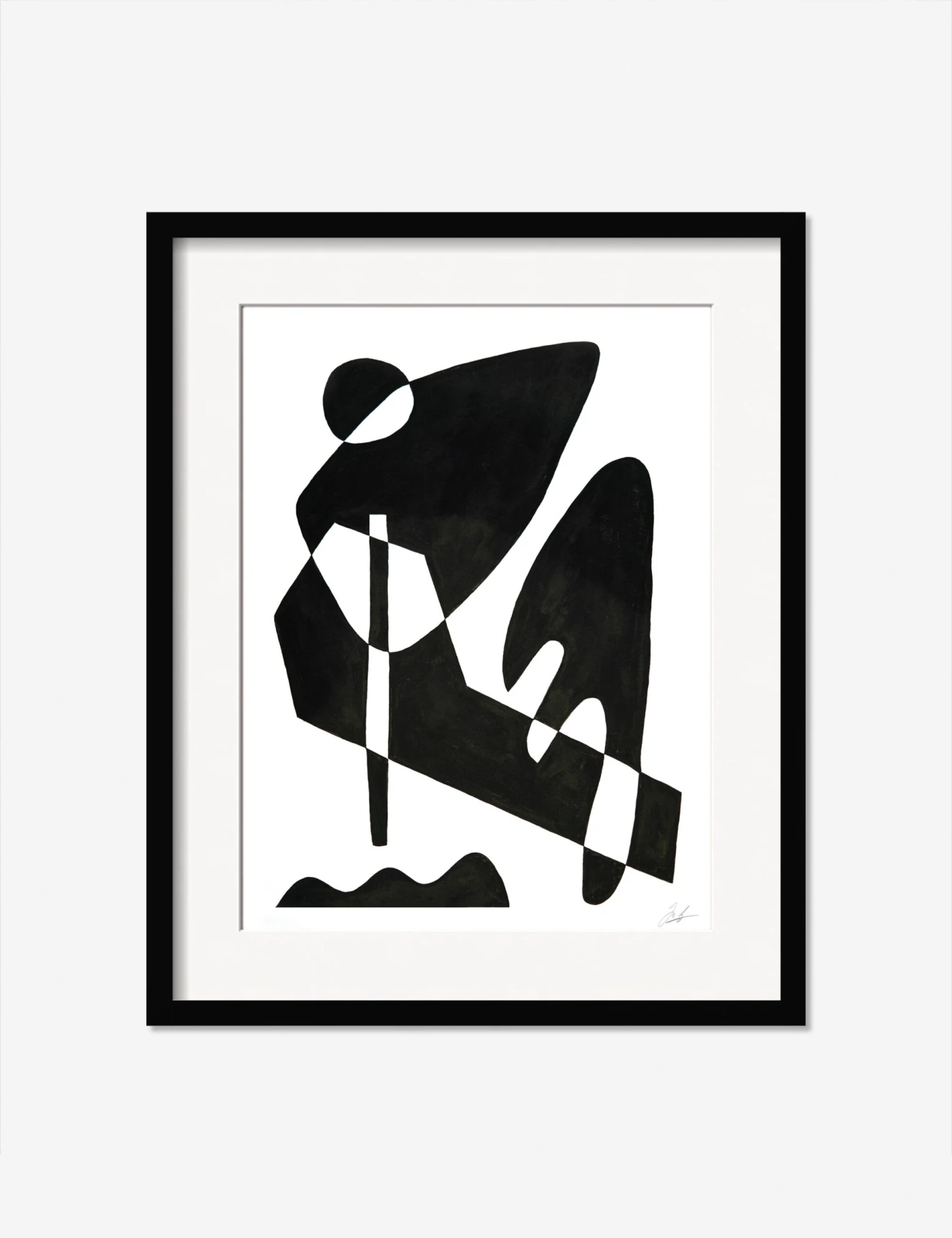 Contrasts Black Print By Jan SkácelÃk