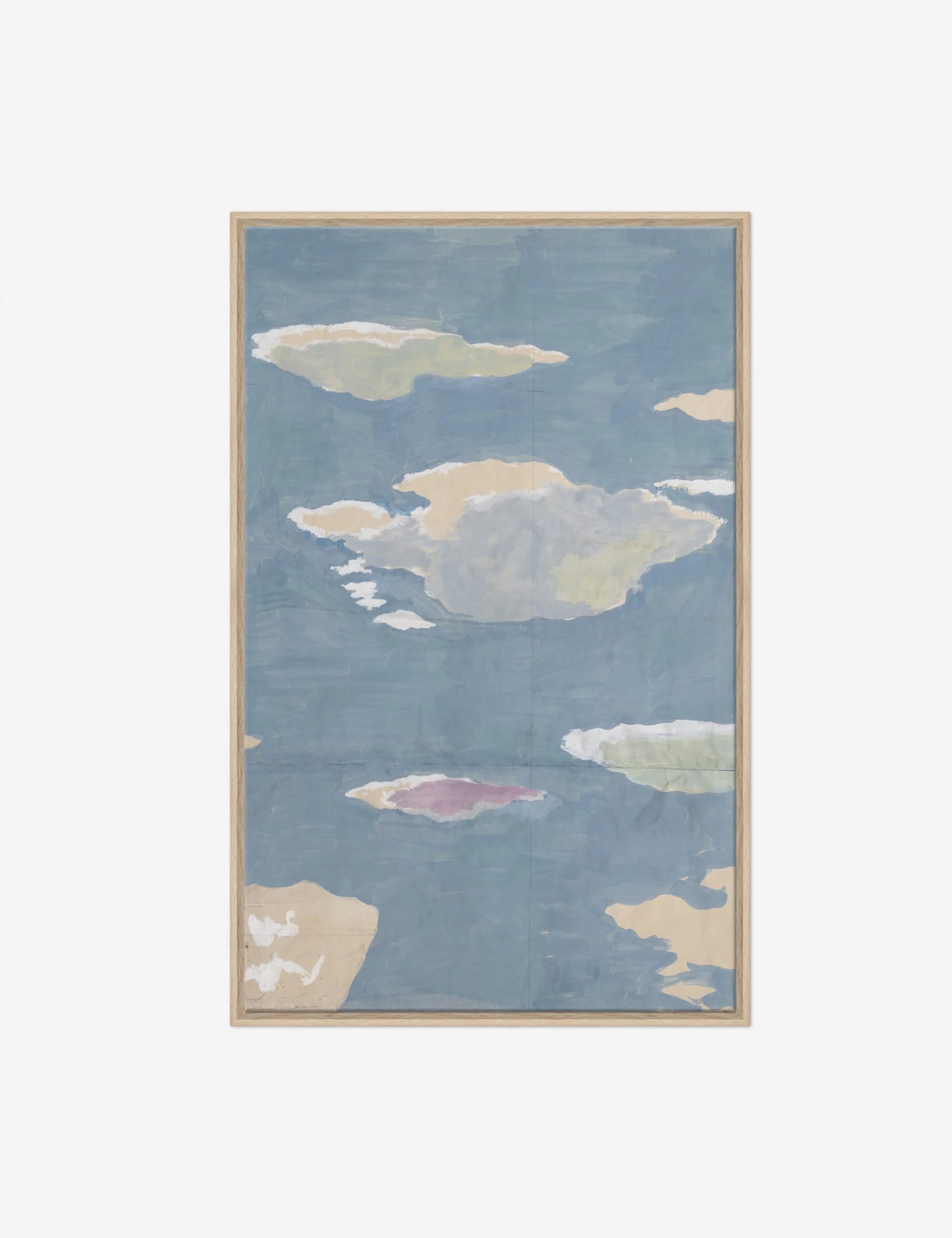 Cloudscape Triptych Print By Paule Marrot