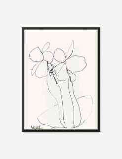 Ink Flower 4 Wall Art By Arthur Krakower