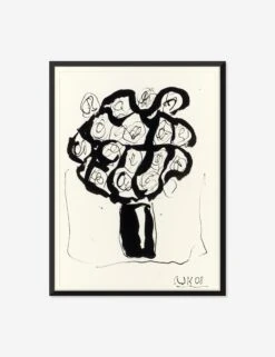 Ink Flower 5 Wall Art By Arthur Krakower