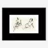 Charcoal Nudes 1 Wall Art By ZBC House