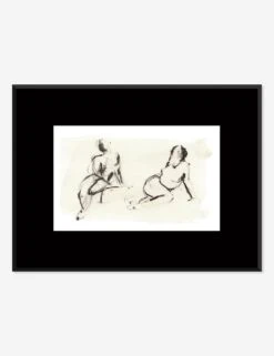 Charcoal Nudes 1 Wall Art By ZBC House