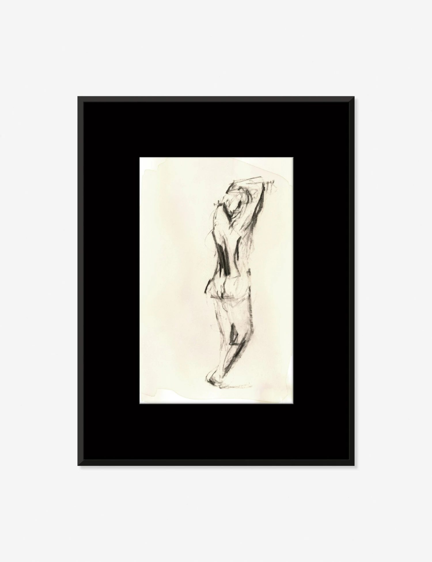 Charcoal Nudes 3 Wall Art By ZBC House