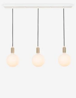 Triple Linear Pendant Light With Sphere IV By Tala