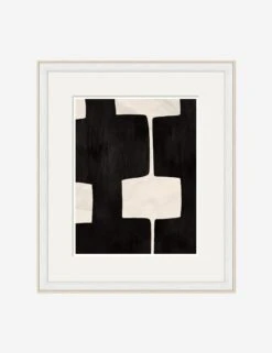 Black And White Abstract 3 Print By Paule Marrot