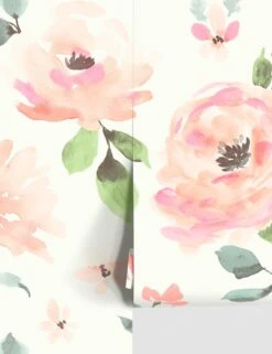 Watercolor Blooms Premium Peel + Stick Wallpaper