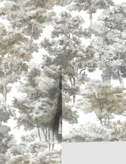 Old World Trees Peel + Stick Wallpaper