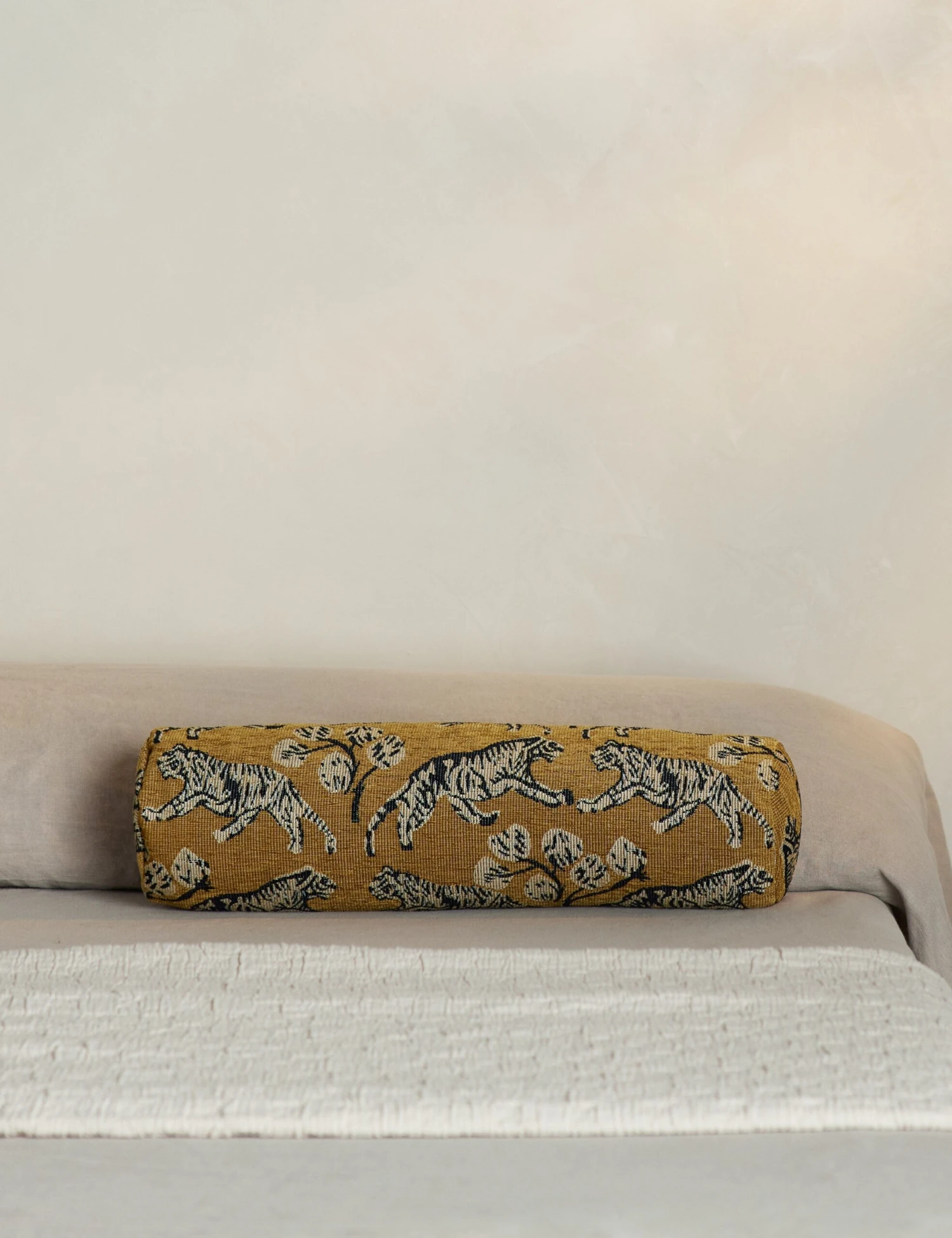 Tiger Bolster Pillow By Sarah Sherman Samuel - Image 2