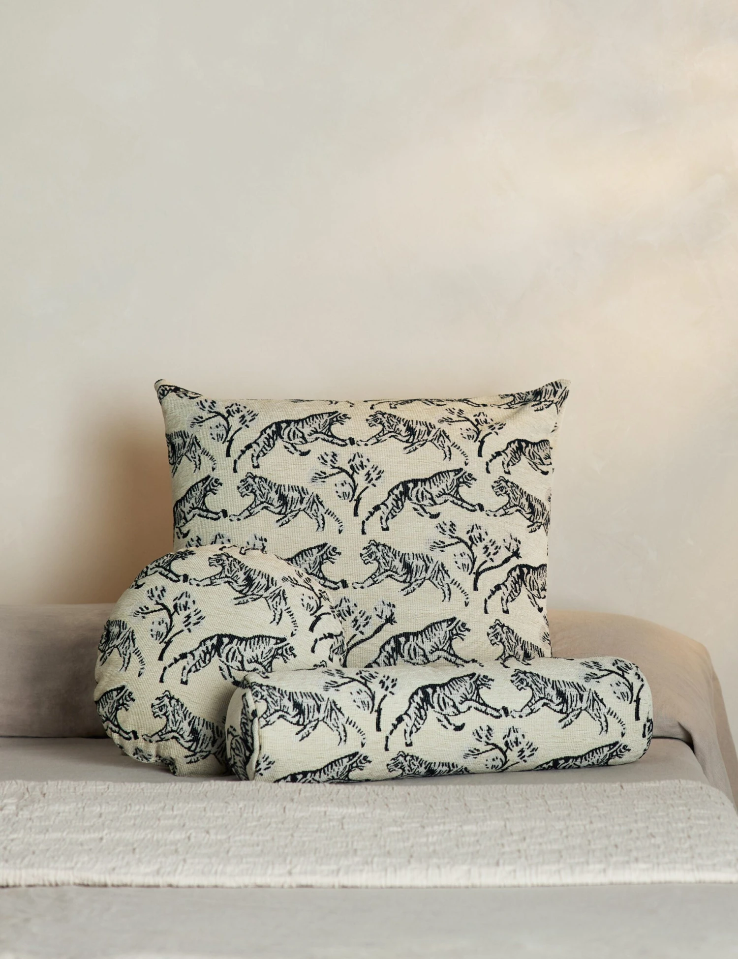 Tiger Bolster Pillow By Sarah Sherman Samuel - Image 11