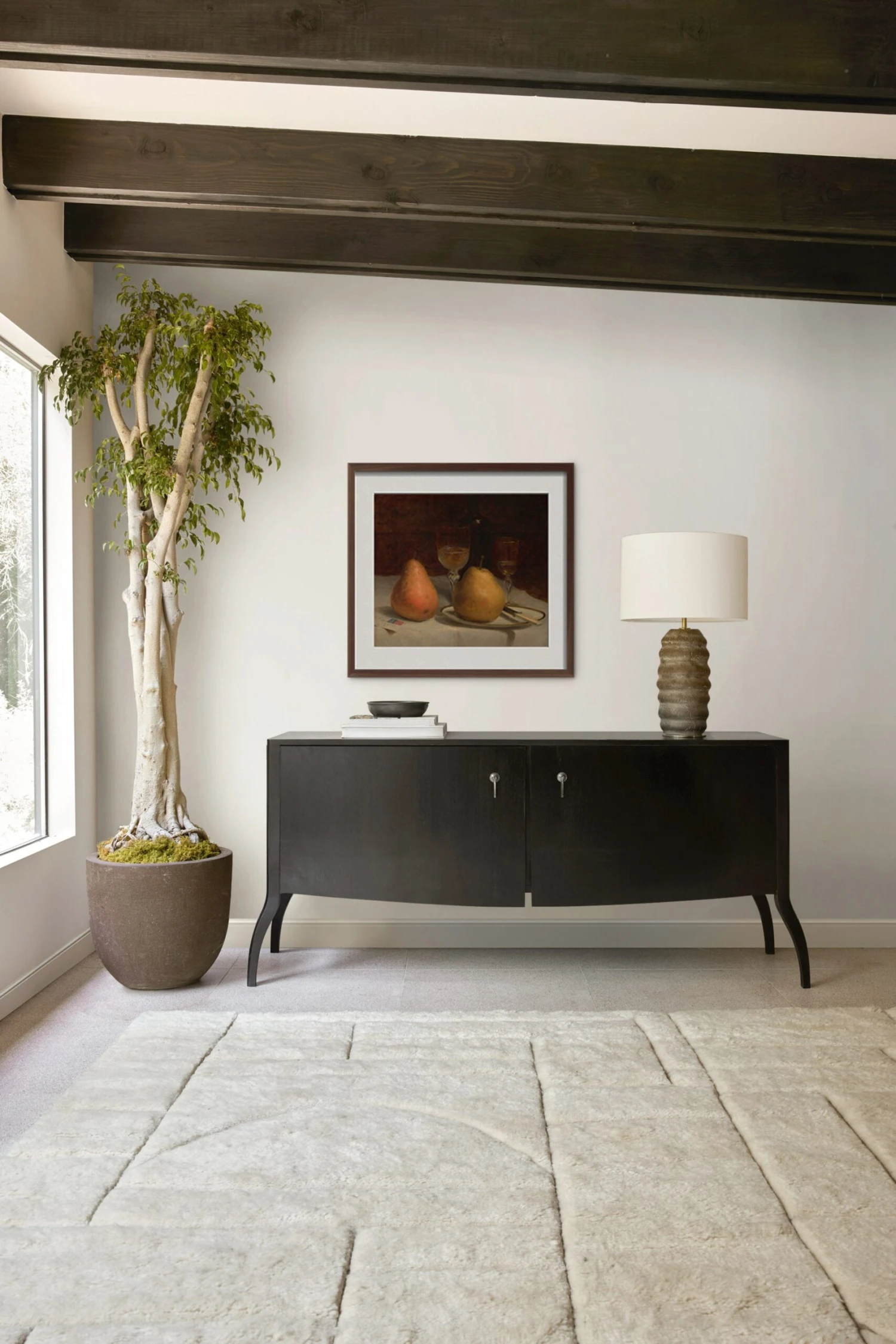 Two Pears On A Tabletop Print By Sanford Robinson Gifford - Image 2