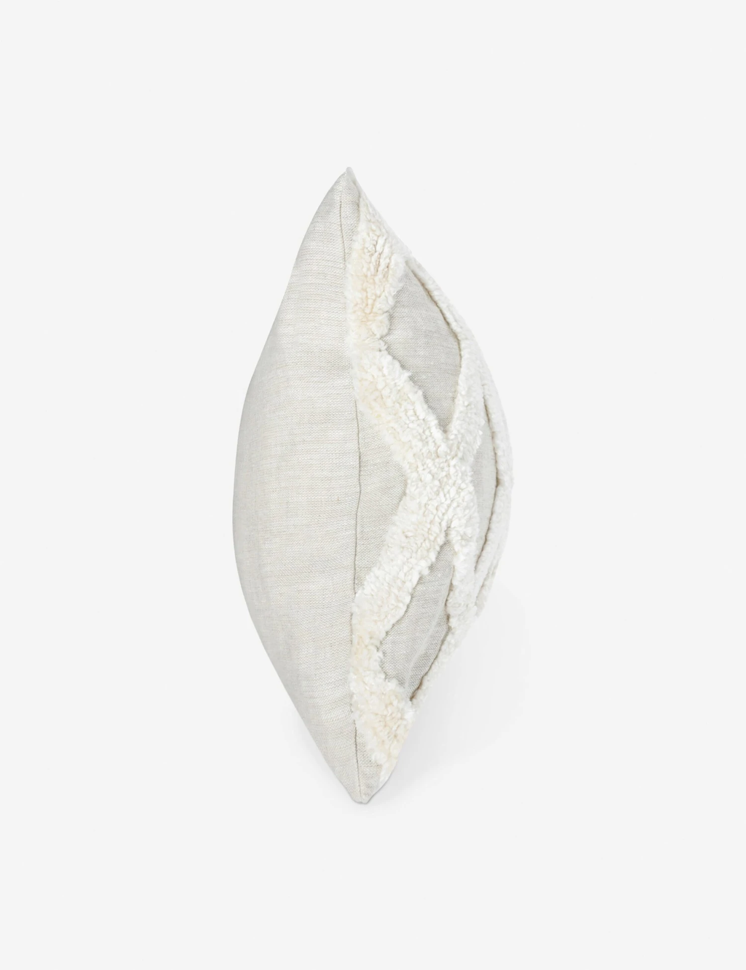 Gayel Linen Pillow, 22" X 22", Natural - Image 6