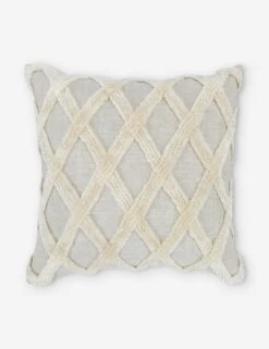 Gayel Linen Pillow, 22" X 22", Natural