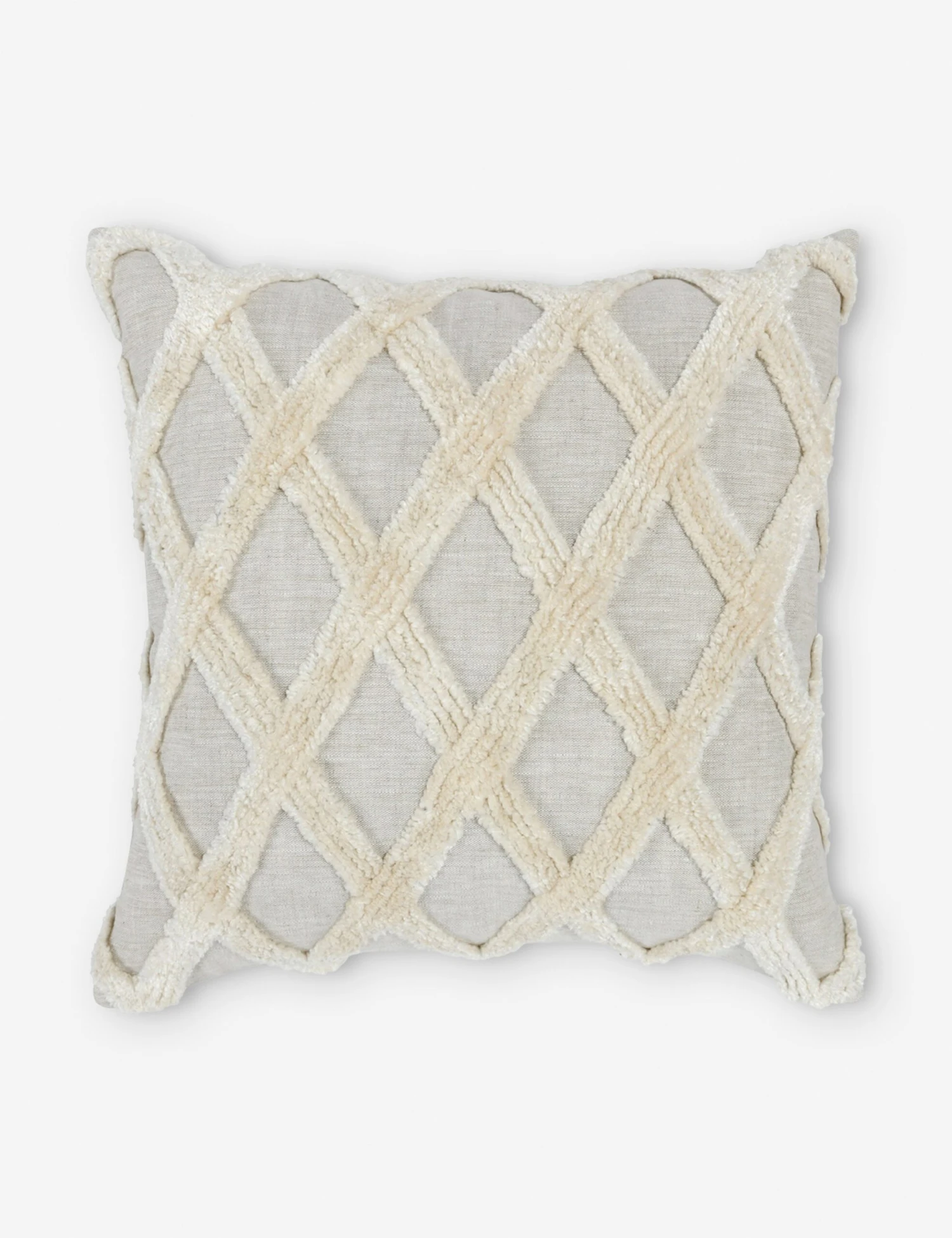 Gayel Linen Pillow, 22" X 22", Natural