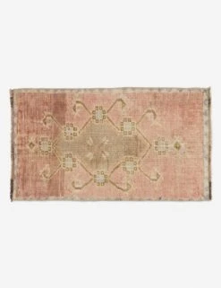 Vintage Turkish Mini Rug No. 150, 1'4" X 3'1"