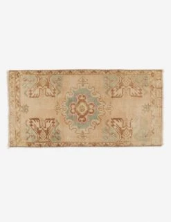 Vintage Turkish Mini Rug No. 155, 1'8" X 3'4"