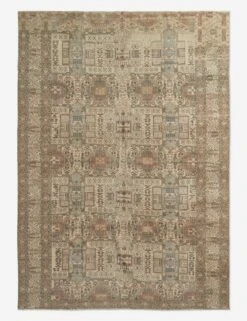Vintage Turkish Hand-Knotted Wool Rug No. 177, 6'6" X 8'8"