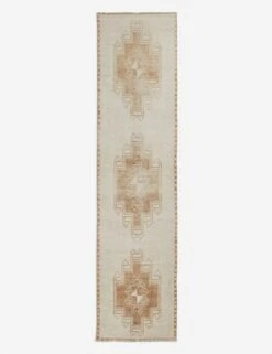 Vintage Turkish Runner Hand-Knotted Wool Rug No. 85, 3' X 12'3"