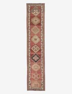 Vintage Turkish Runner Hand-Knotted Wool Rug No. 89, 2' X 12'9"