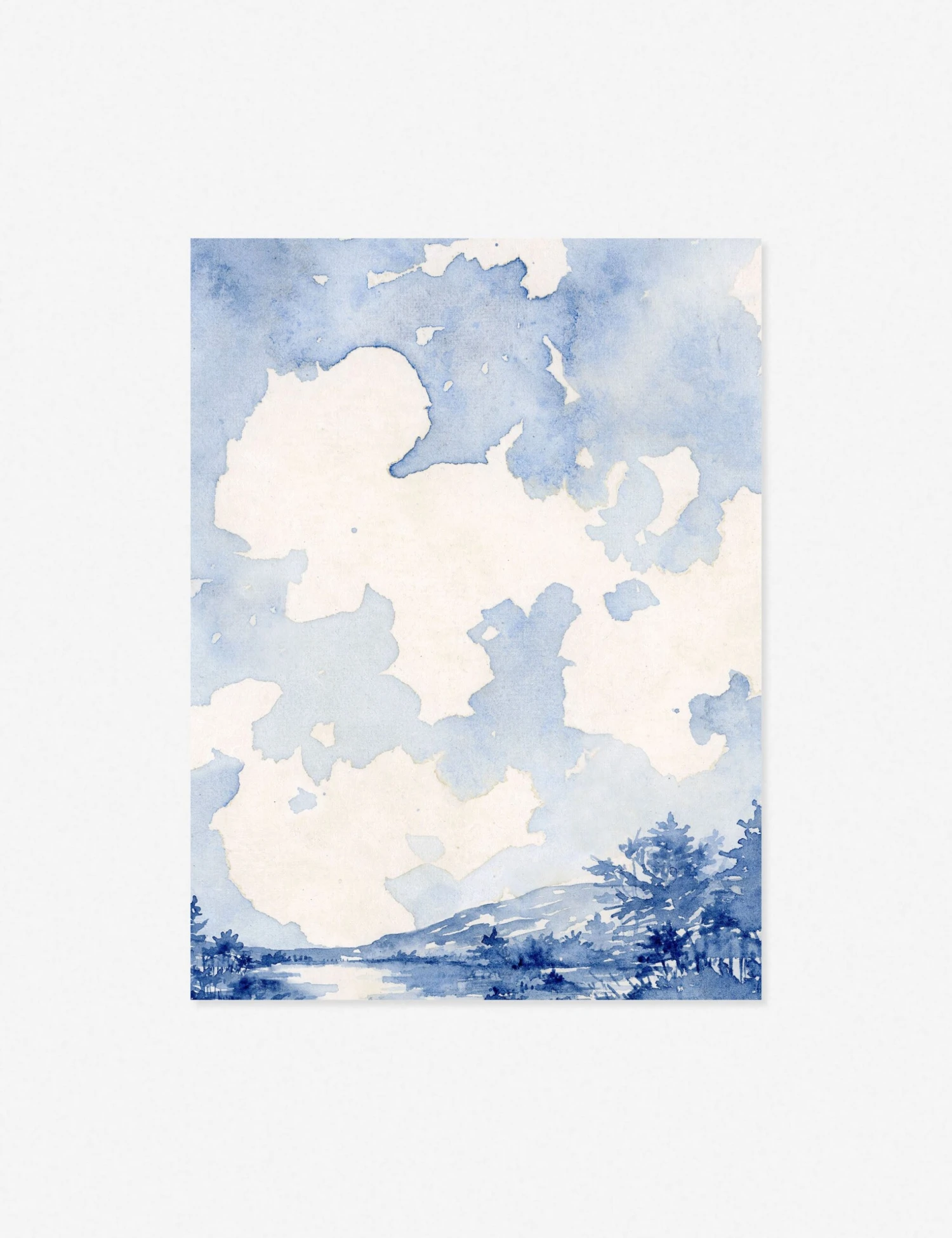 Blue Landscape Print By Laurel-Dawn Latshaw - Image 2