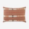Malva Lumbar Pillow, Brick
