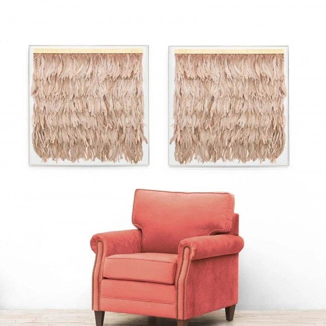Rose Feathers Wall Art - Image 2